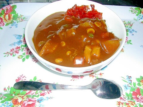 早２０分でシーフード夏カレー☆セロリ嫌いも大丈夫！